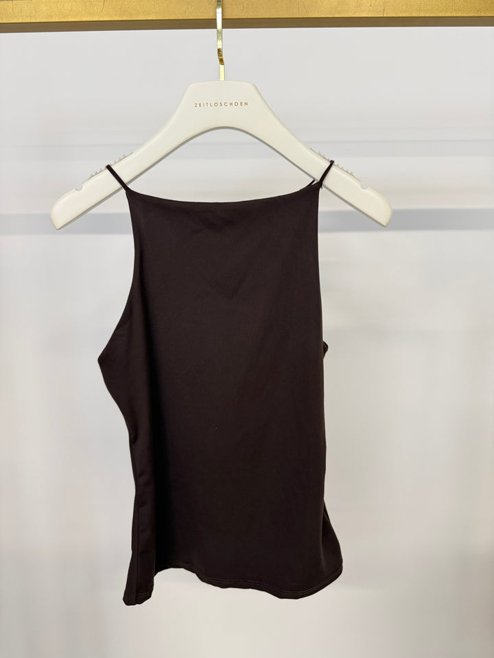 TOP MIT SPAGHETTITRÄGERN FENJA CHOCOLATE GR.M (B-WARE)