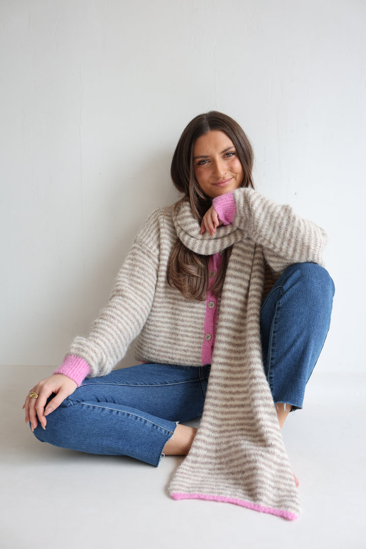 Gestreifter Schal Moodline