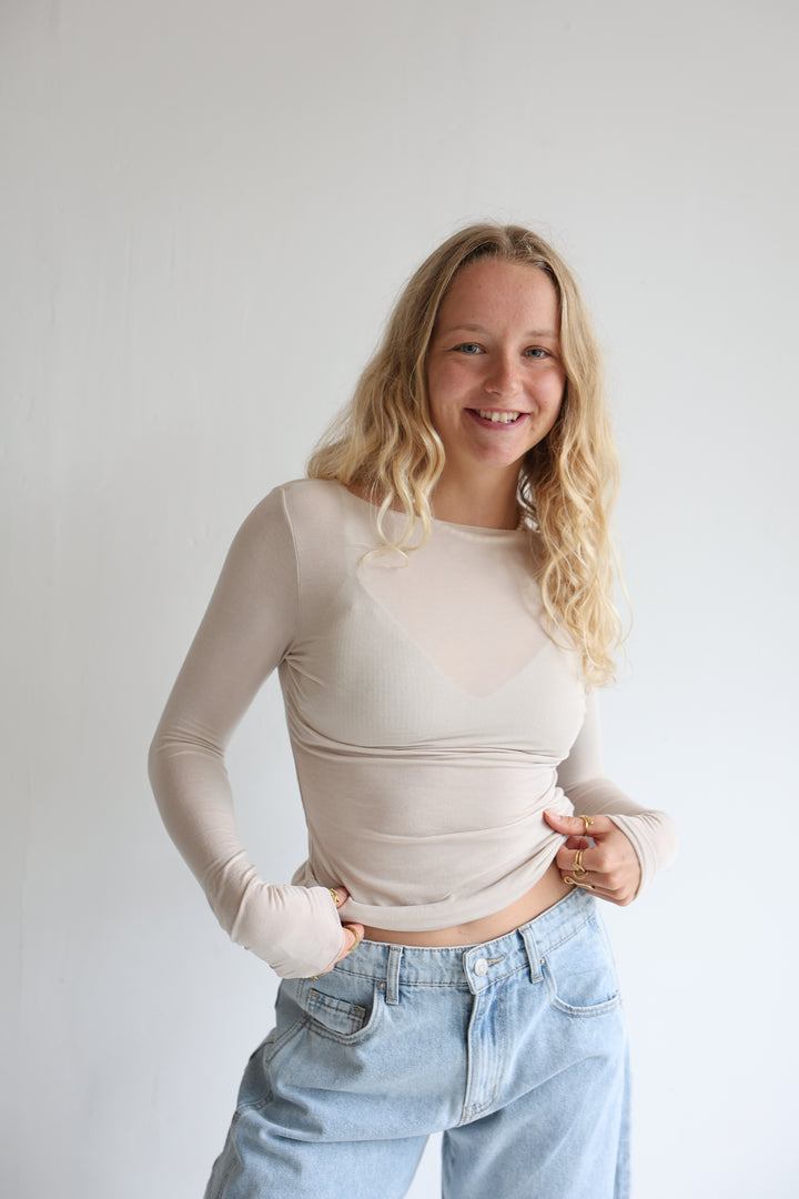 Cashmere Longsleeve Liliana (einfarbig)