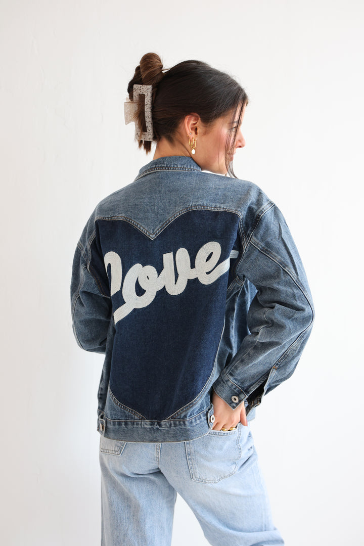 Love Letter Denim Jacket