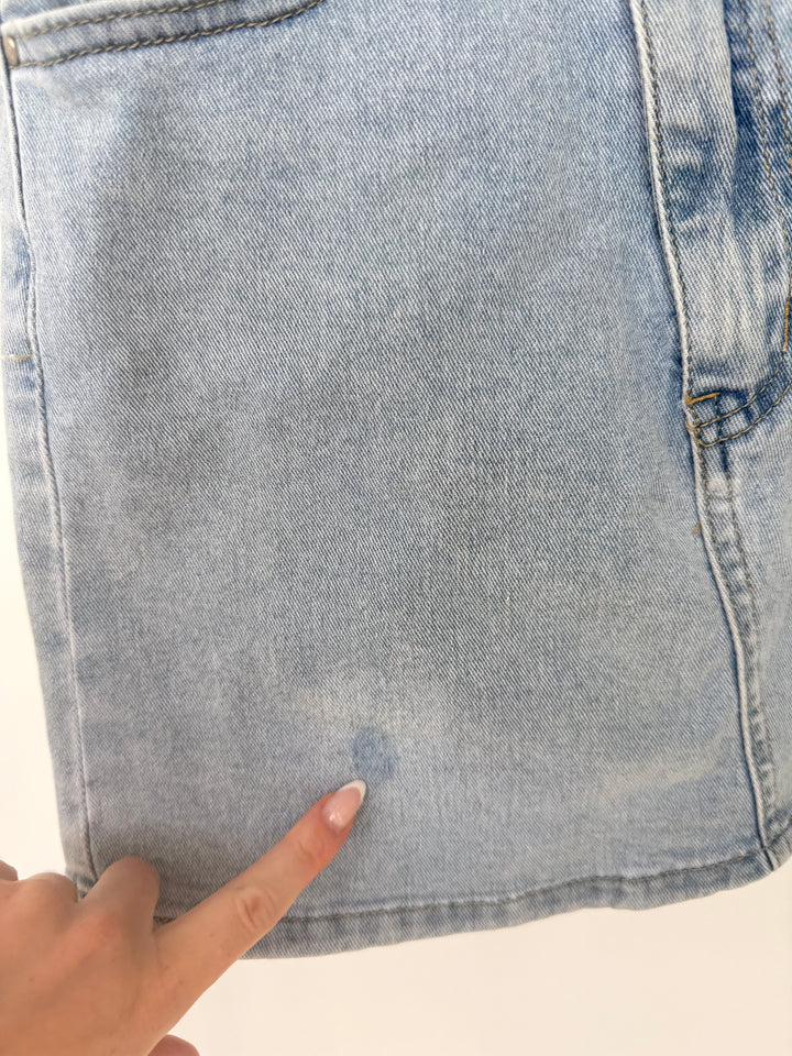 JEANSROCK MIT ASYMMETRISCHEM SAUM GR.L/40 (B-WARE)