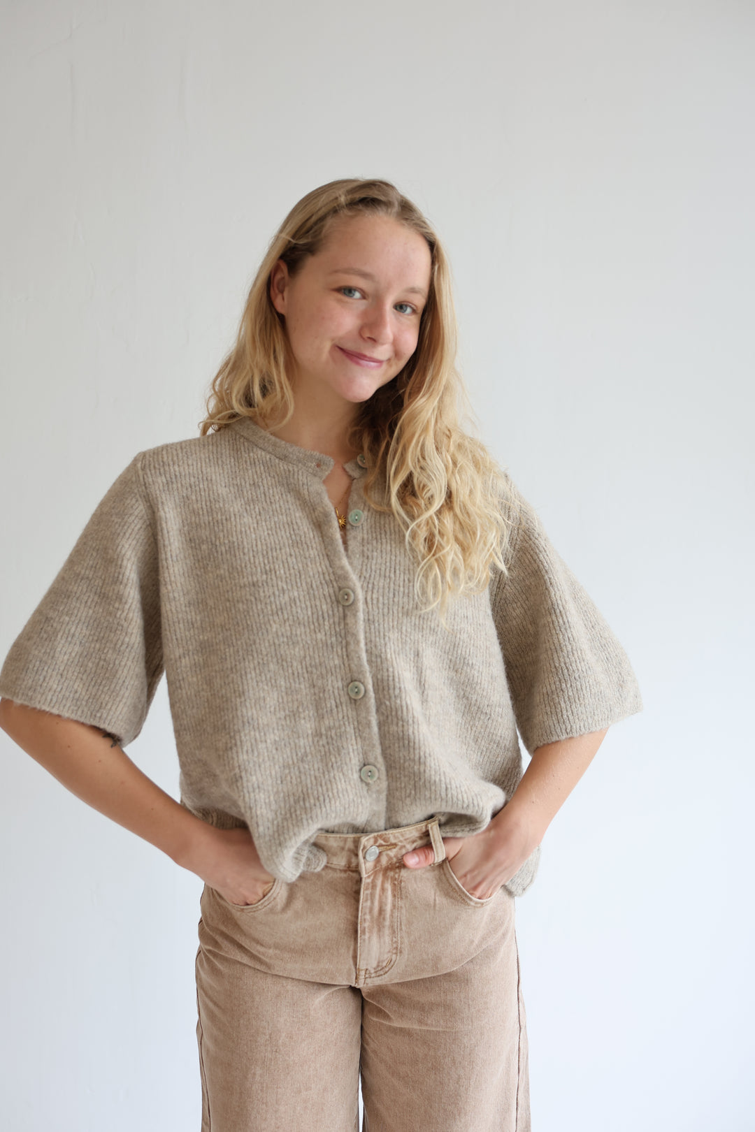 Kurzarm Cardigan Jolina