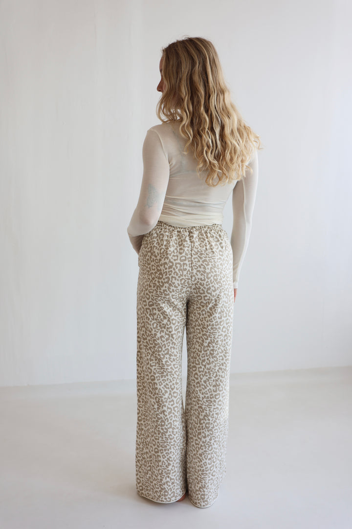 Leopard Print Joggers