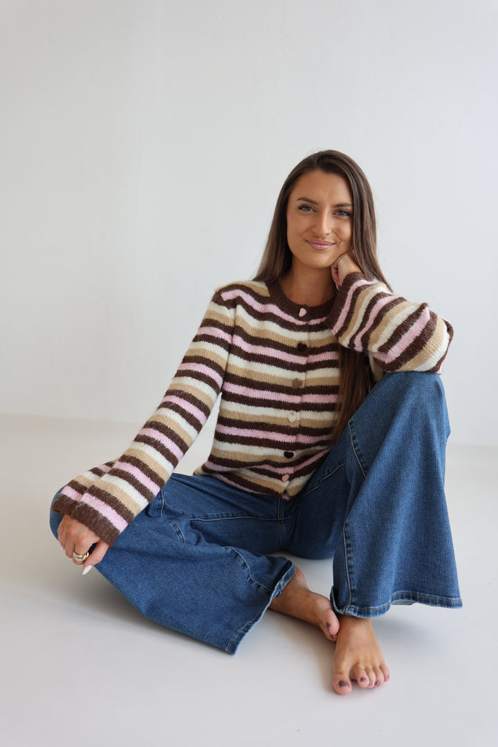 Cardigan Warmhearted Stripes
