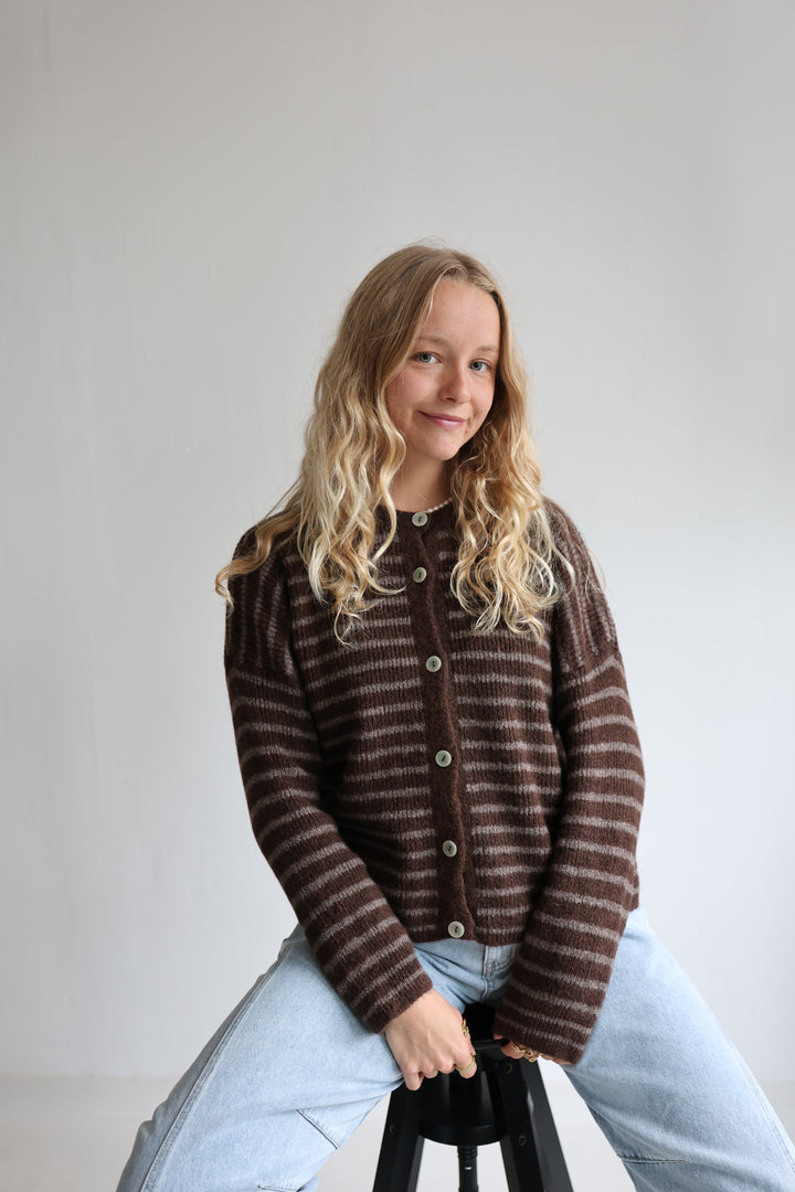 Gestreifter Cardigan Josephine