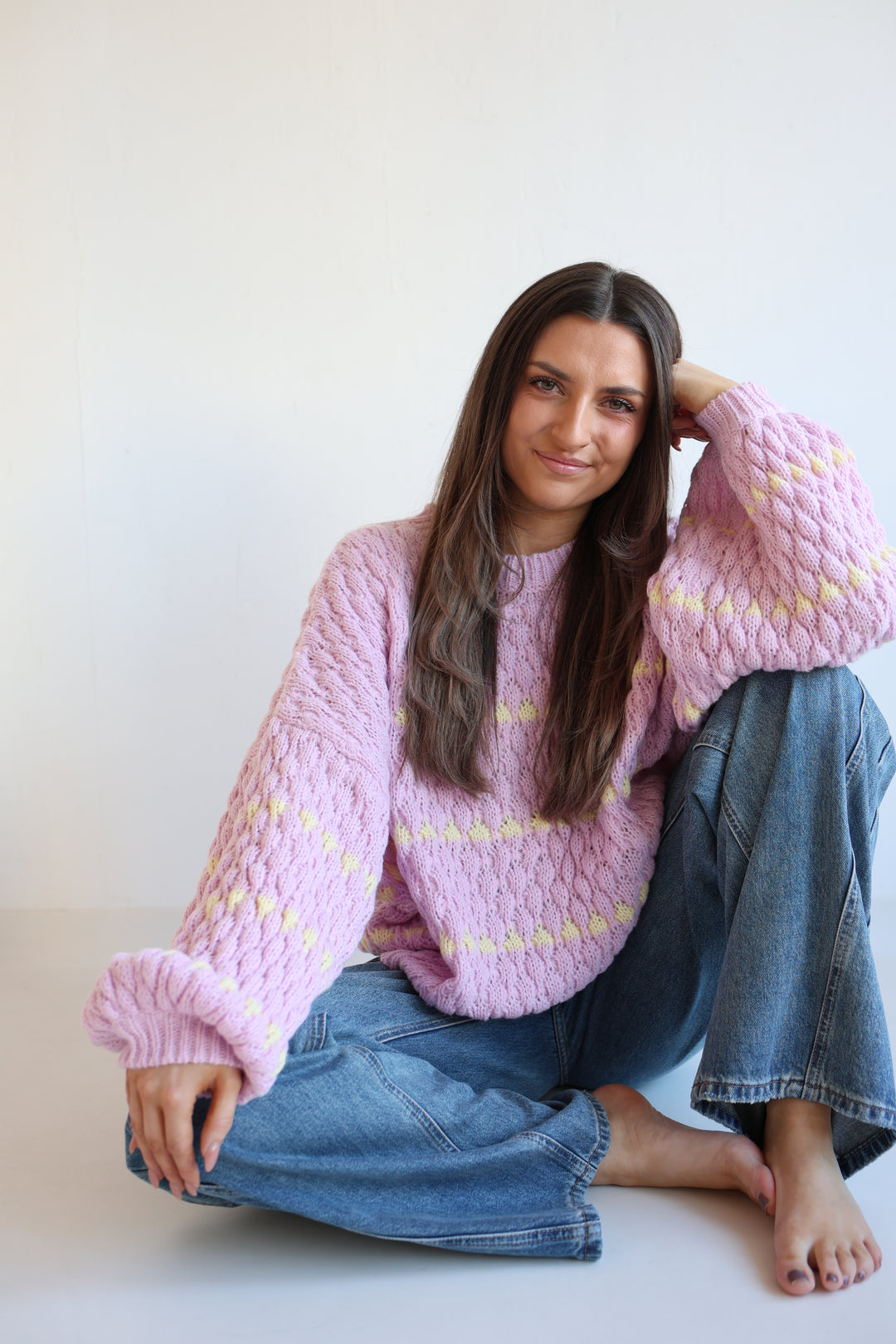 Bubble Knit Pullover