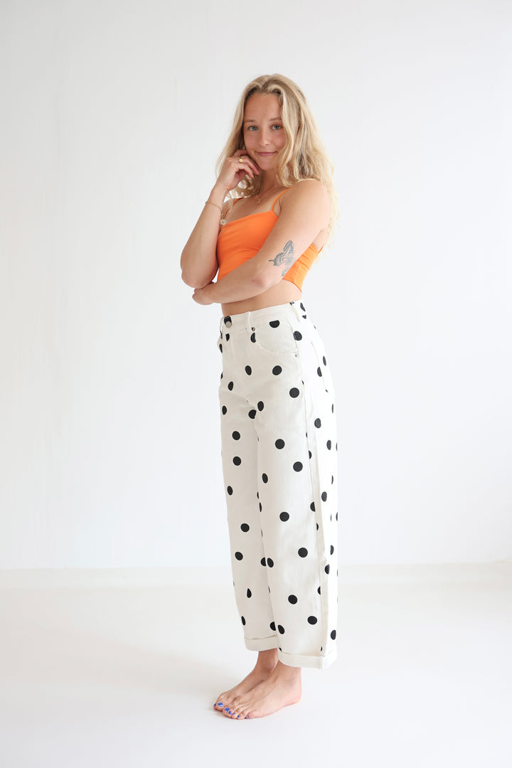 Polka Dots Ballon Jeans