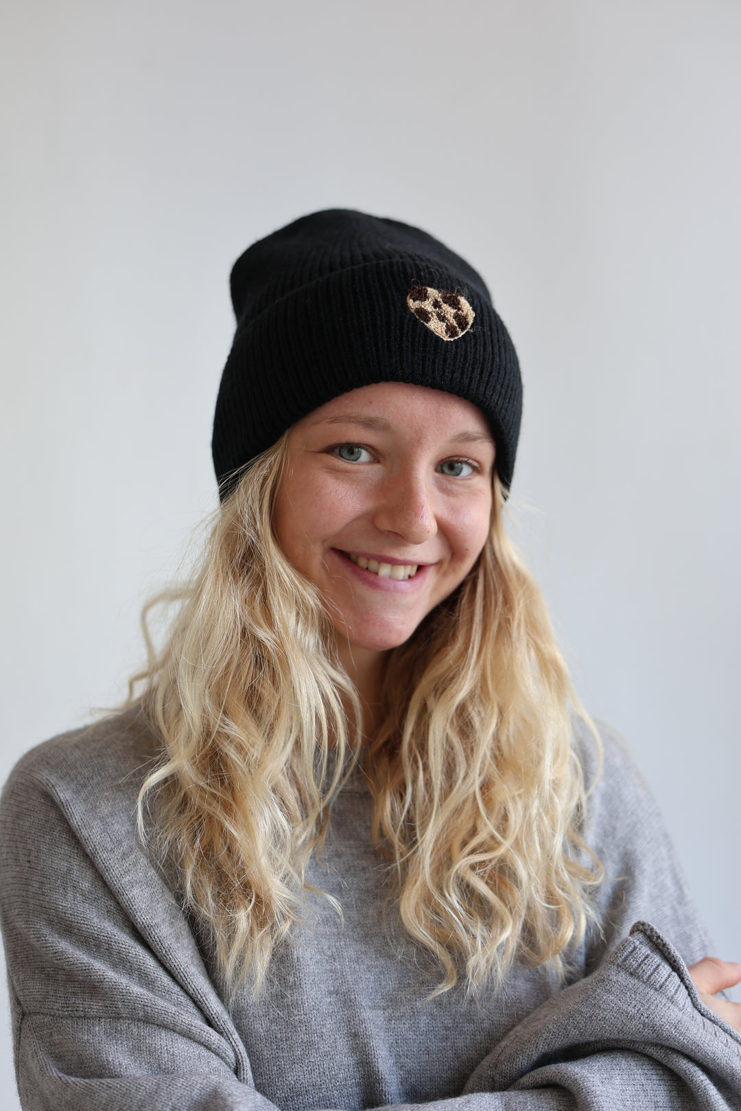 Mütze Leopard Heart
