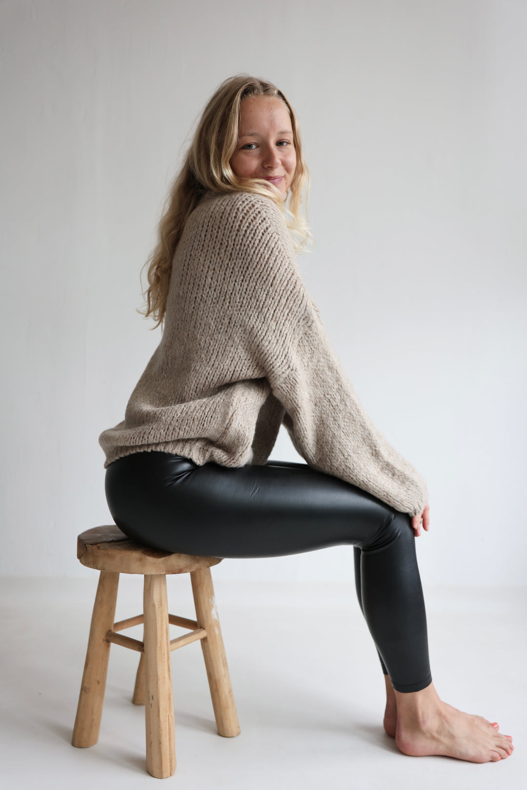 Lederleggings Casual Fit