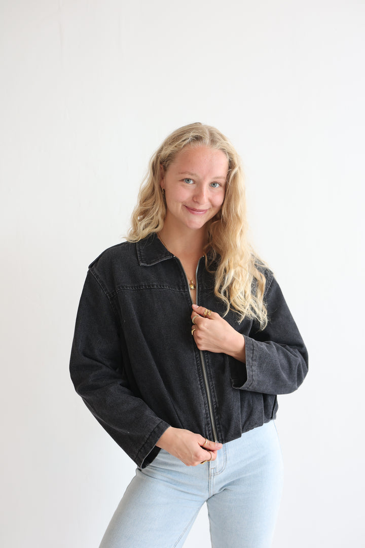 Nova Zip Denim Jacket