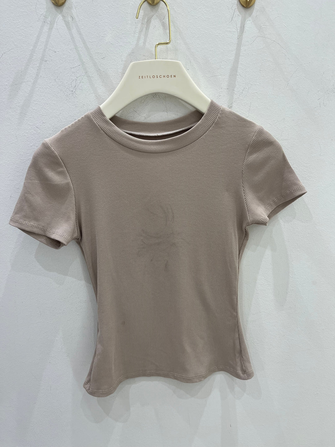 BASIC T-SHIRT ASENA IN BEIGE (B-WARE)