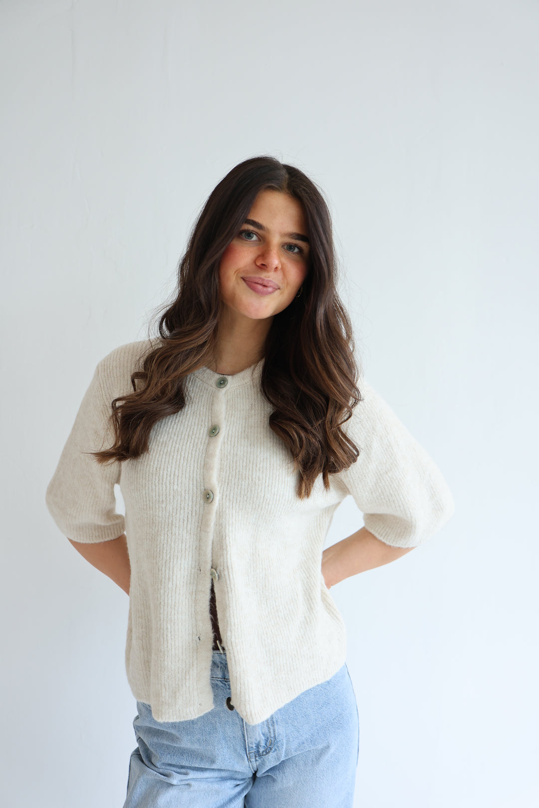 Kurzarm Cardigan Jolina