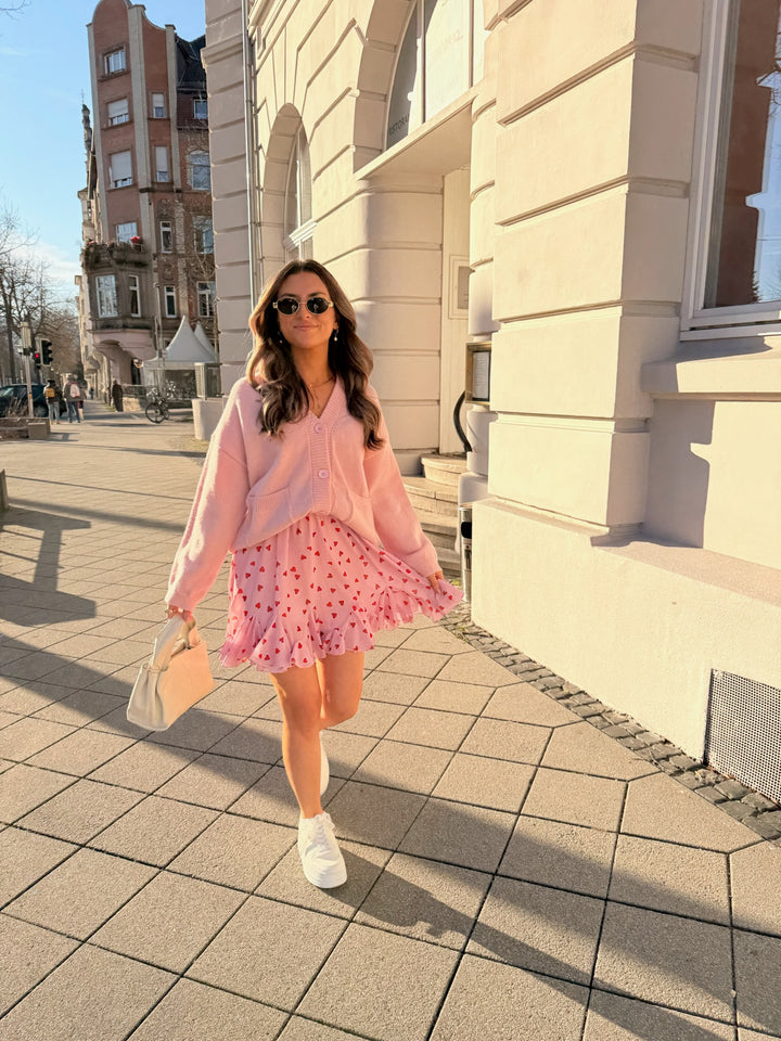 Oversize Cardigan Casual Pastell