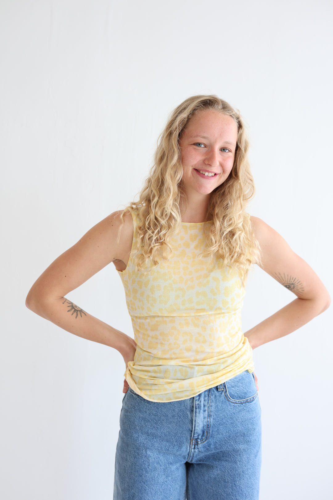 Cashmere Top Wild Leo