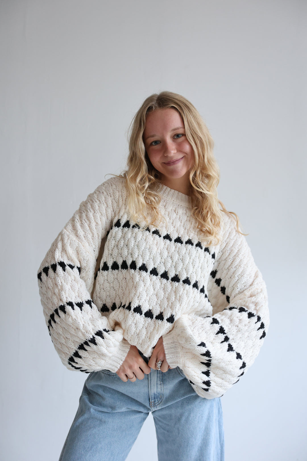Bubble Knit Pullover
