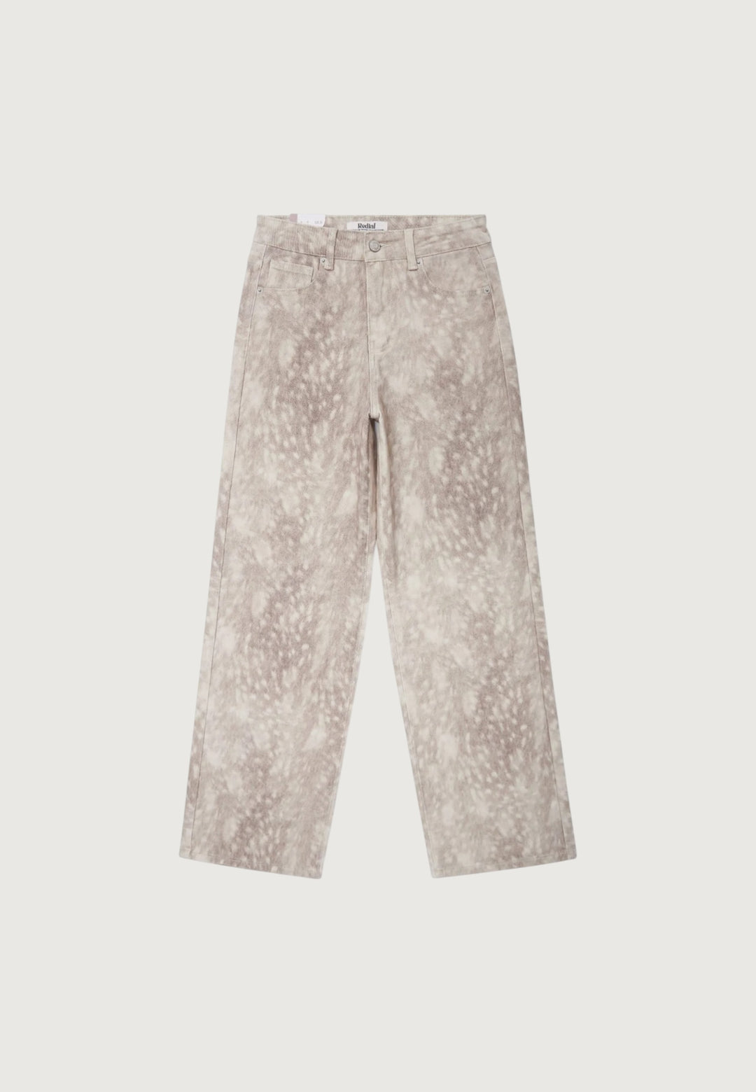 Animal Print Denim Jeans