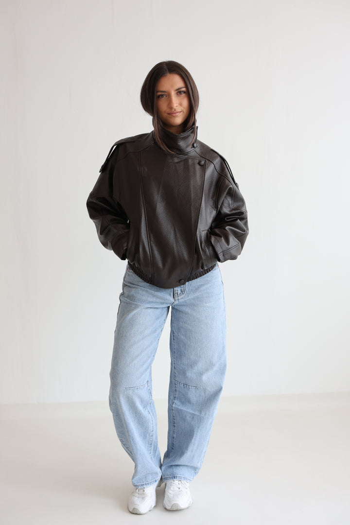 Oversize Bikerjacke Milano