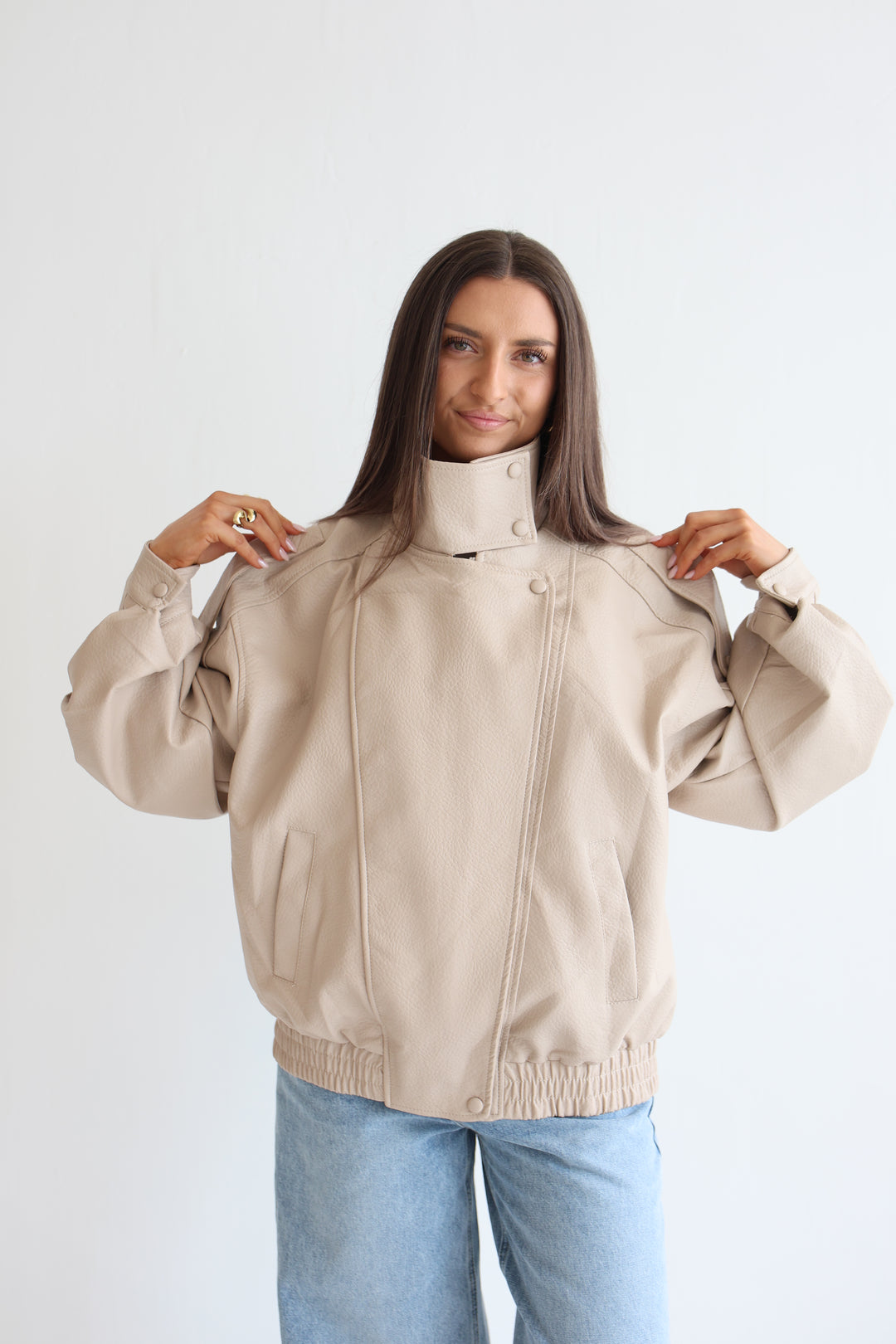 Oversize Bikerjacke Milano