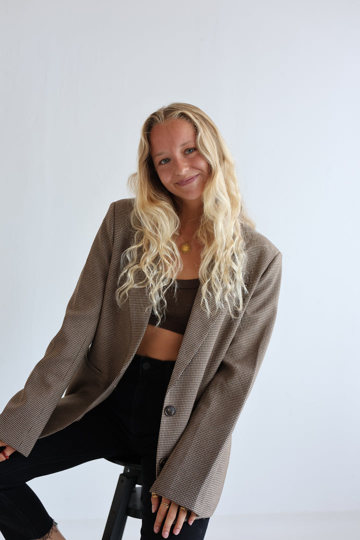 Karierter Blazer Cannes