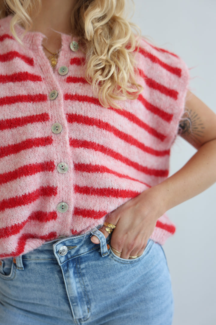 Gestreifte Weste Cosima