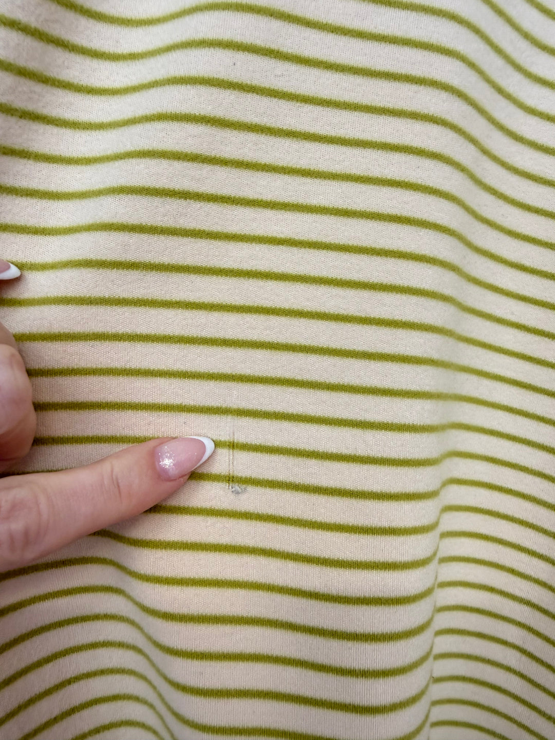 GESTREIFTES LONGSLEEVE STRIPED SOUL LIMETTE GR.S/M (B-WARE)