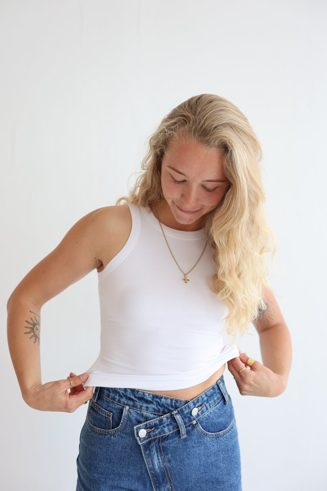 Slim Fit Ribbed Tanktop