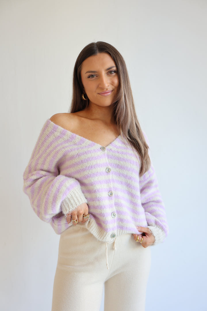 Gestreifter Cardigan Cosima