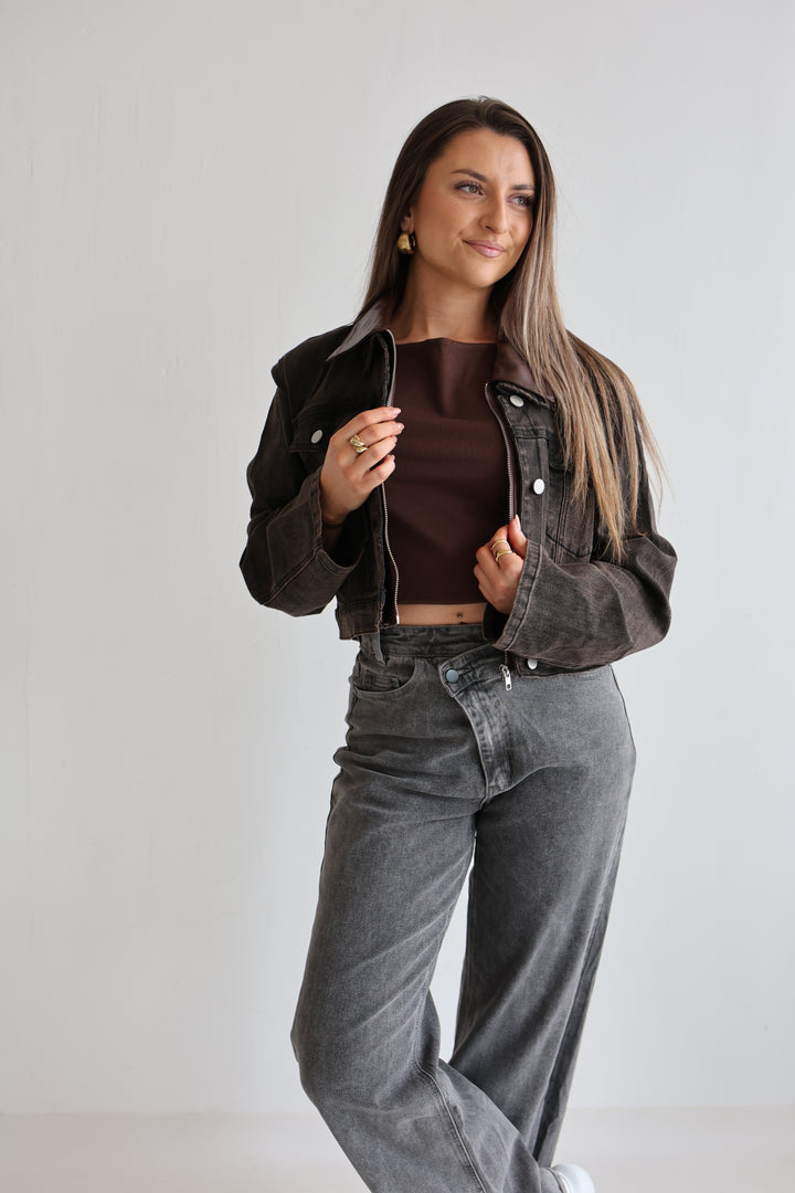 Cropped Denim Jacket Harvest