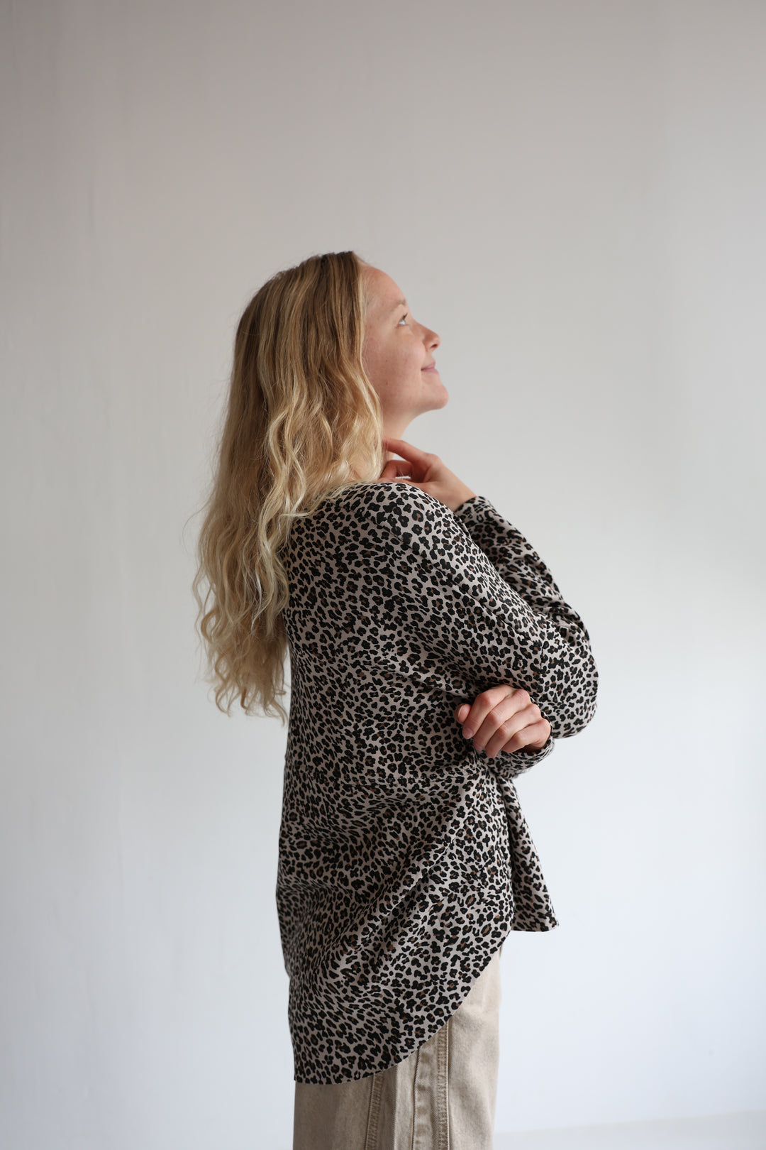 Sweater mit Leoprint Everyday