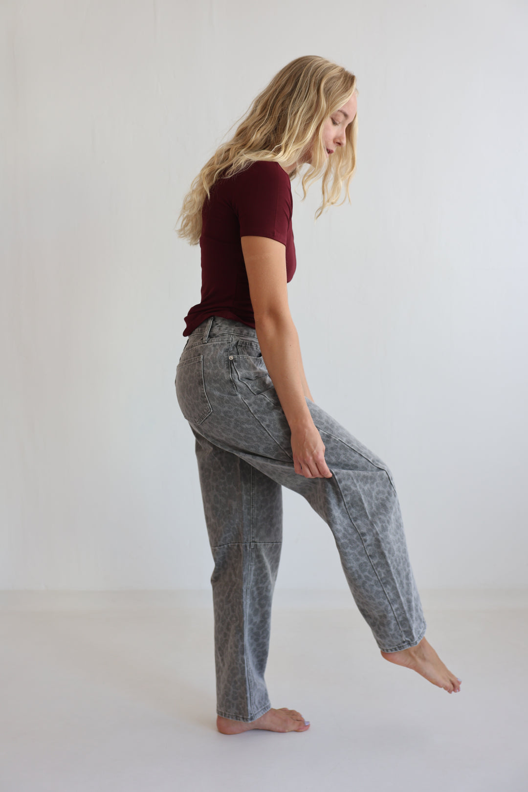 Graphite Wild Barrel Jeans