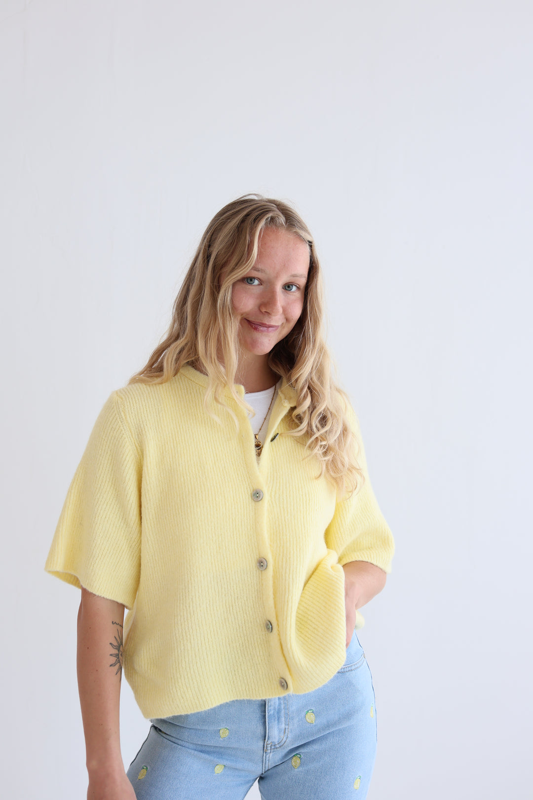 Kurzarm Cardigan Jolina