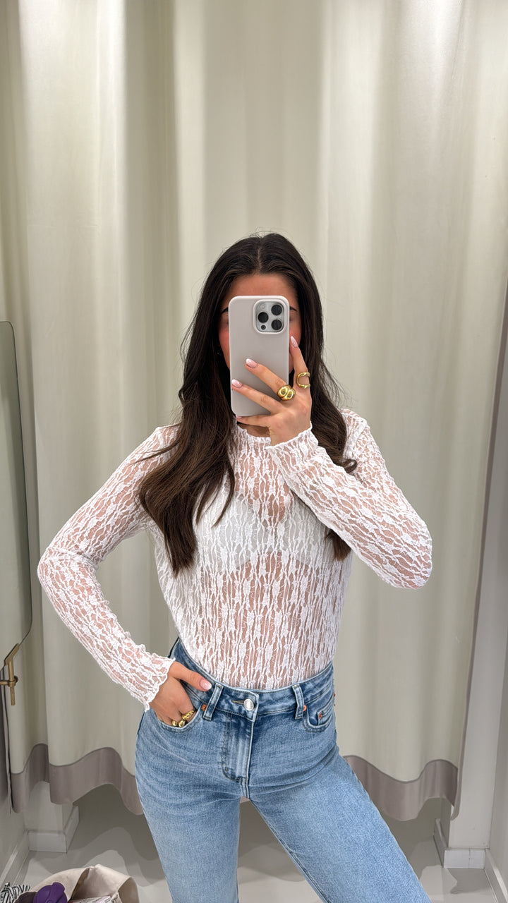 Lace Mesh Shirt