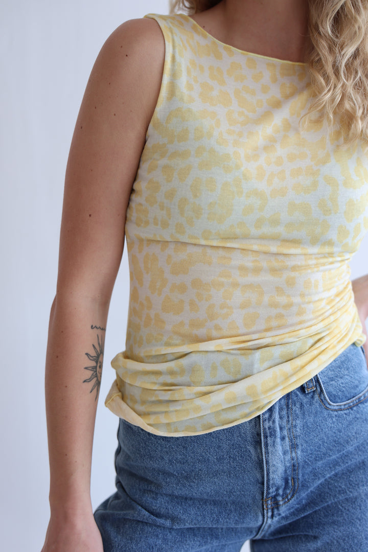 Cashmere Top Wild Leo