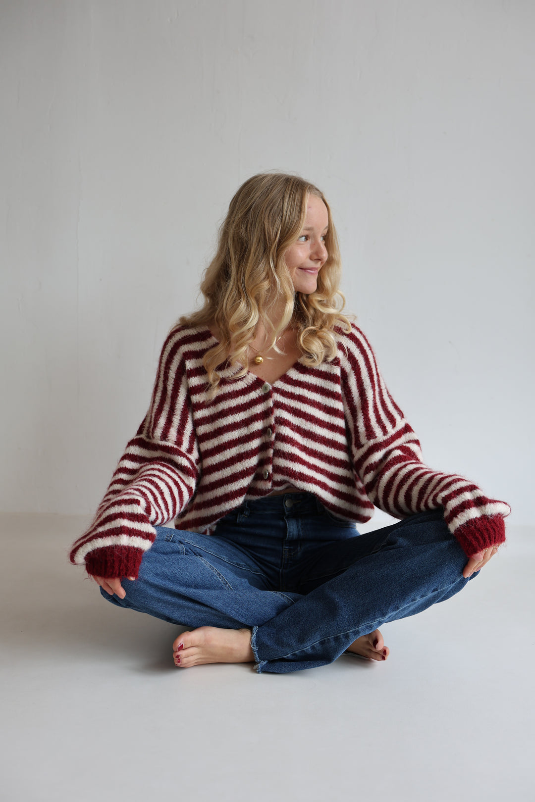 Gestreifter Cardigan Cosima