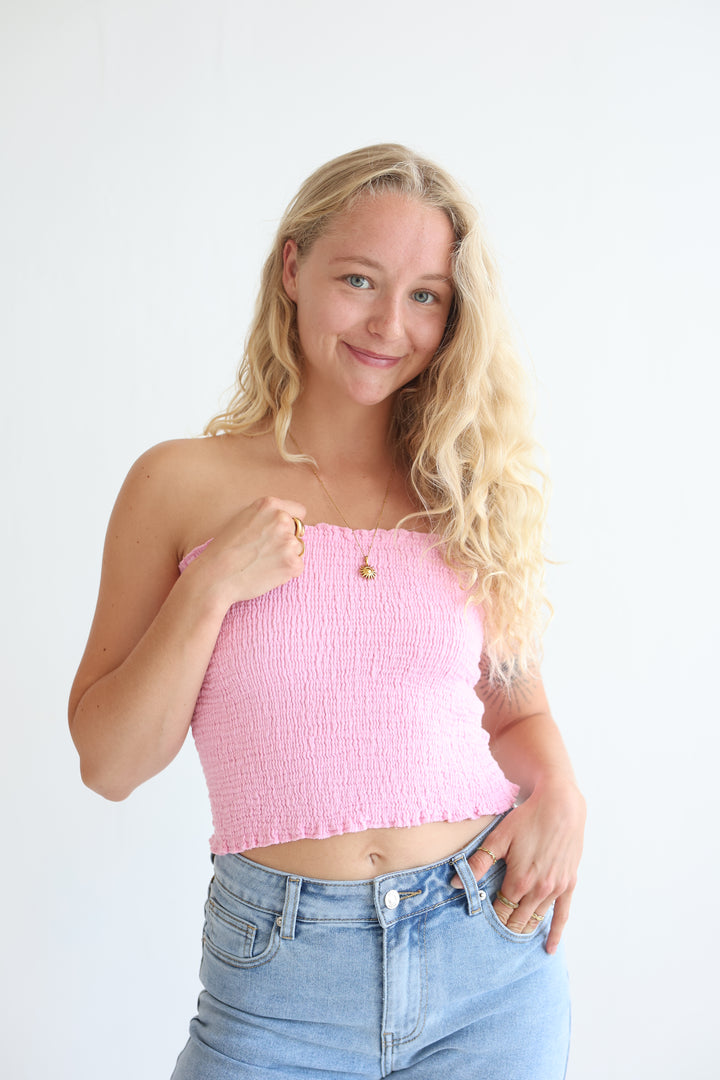 Croptop aus Musselin Malu