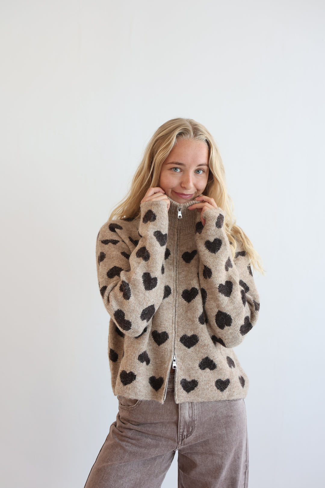 Heartbound Half-Zip Sweater