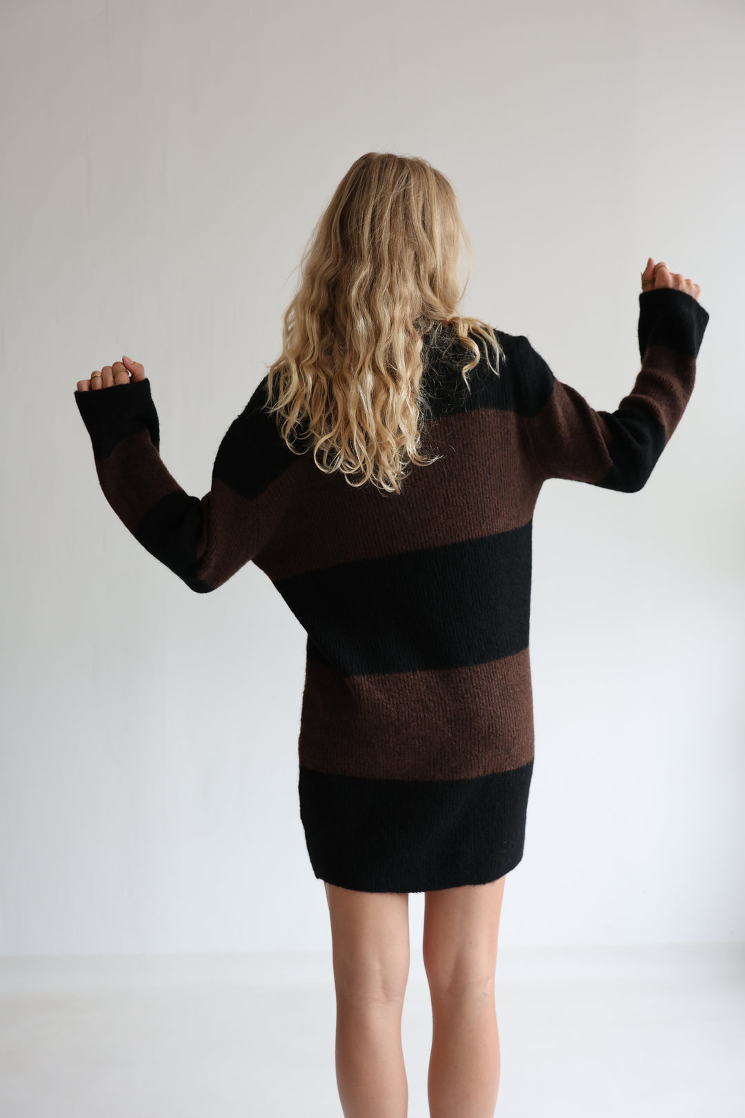 Soft Stripe Knit Dress