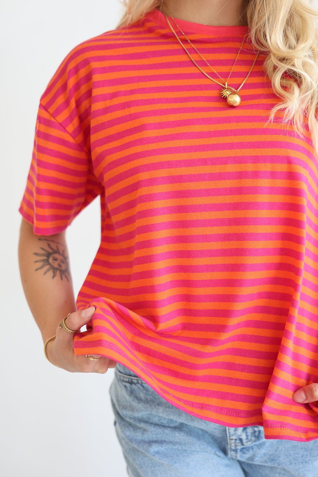 Easy Fit Striped T-Shirt