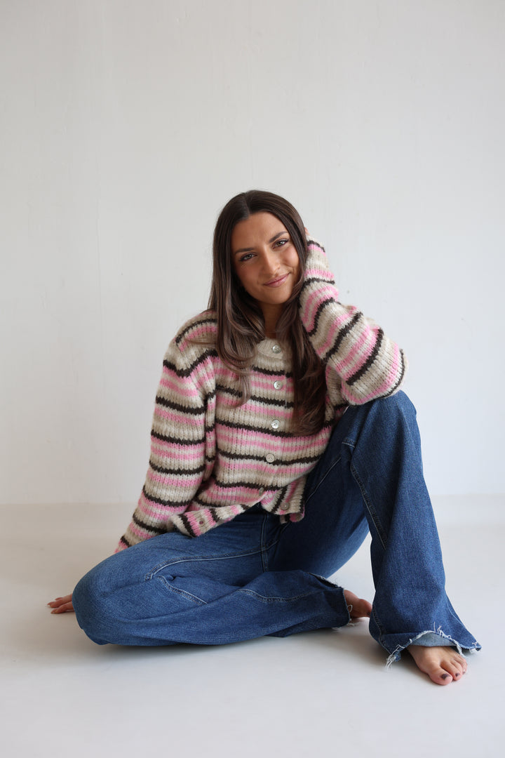 Candy Stripe Cardigan