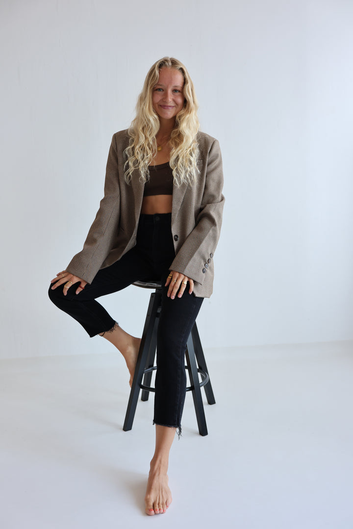 Karierter Blazer Cannes