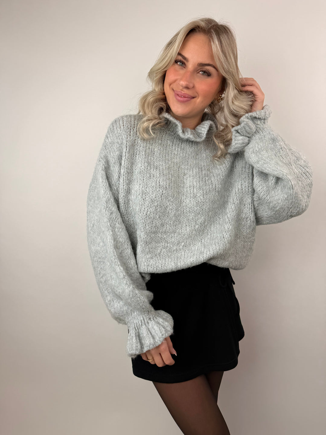 Pullover mit Rüschenkragen Melli