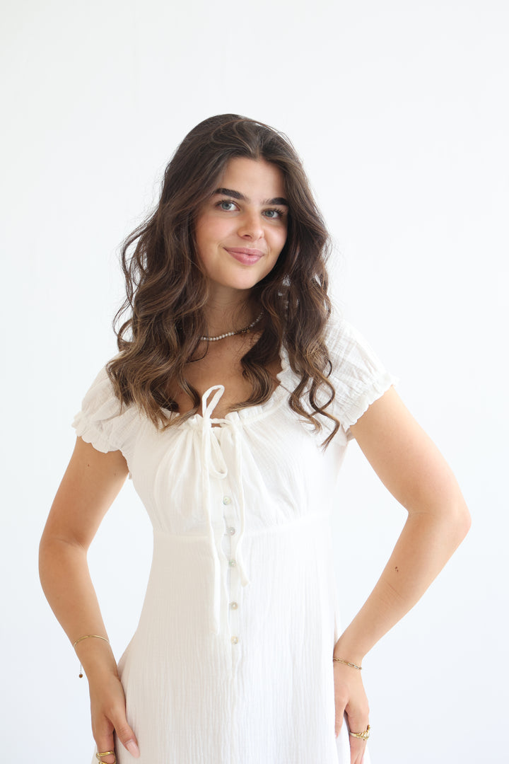 Taffy Pastel Ruffle Midi Dress