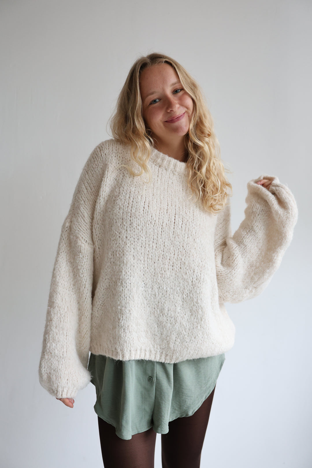 Einfarbiger Blusenrock