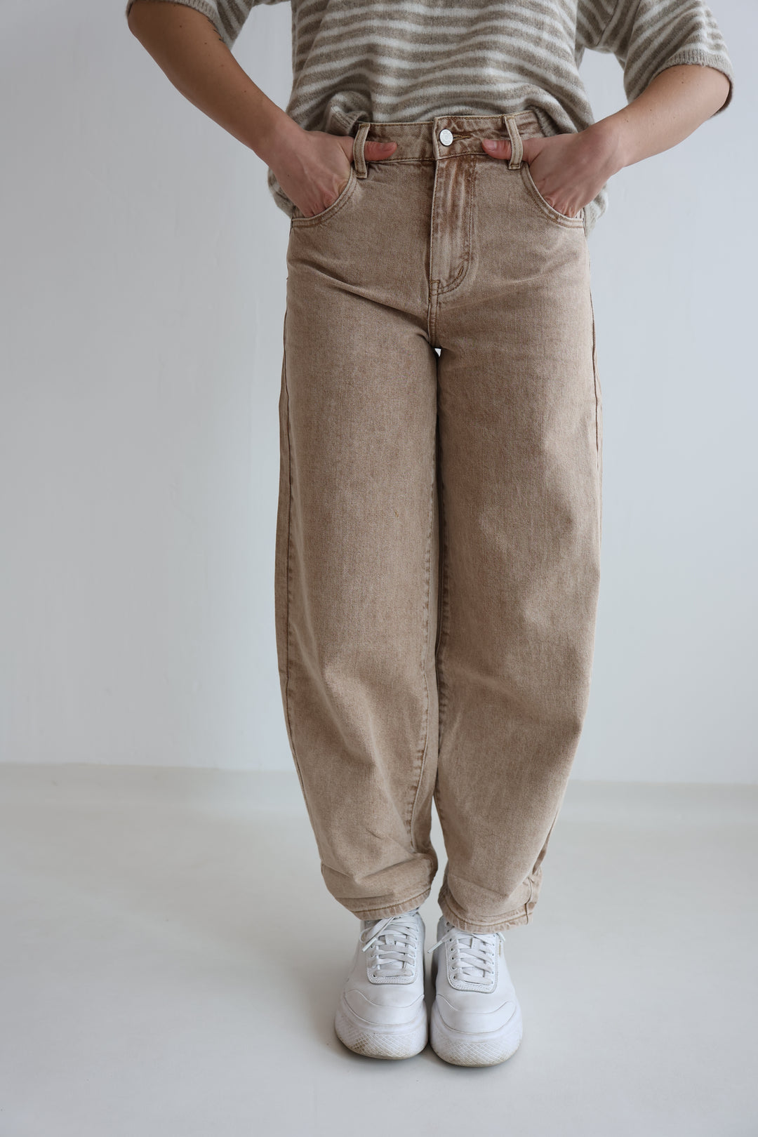 Barrel Fit Cocoa Shades Jeans