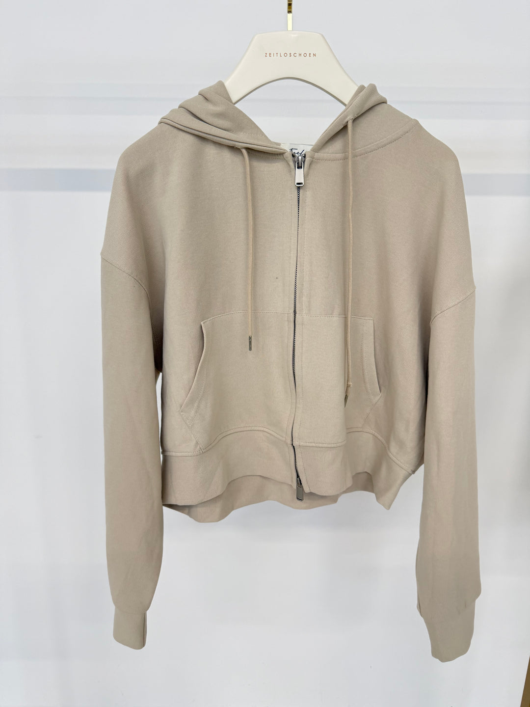 ZIP HOODIE VINTAGE VIBES BEIGE (B-WARE)