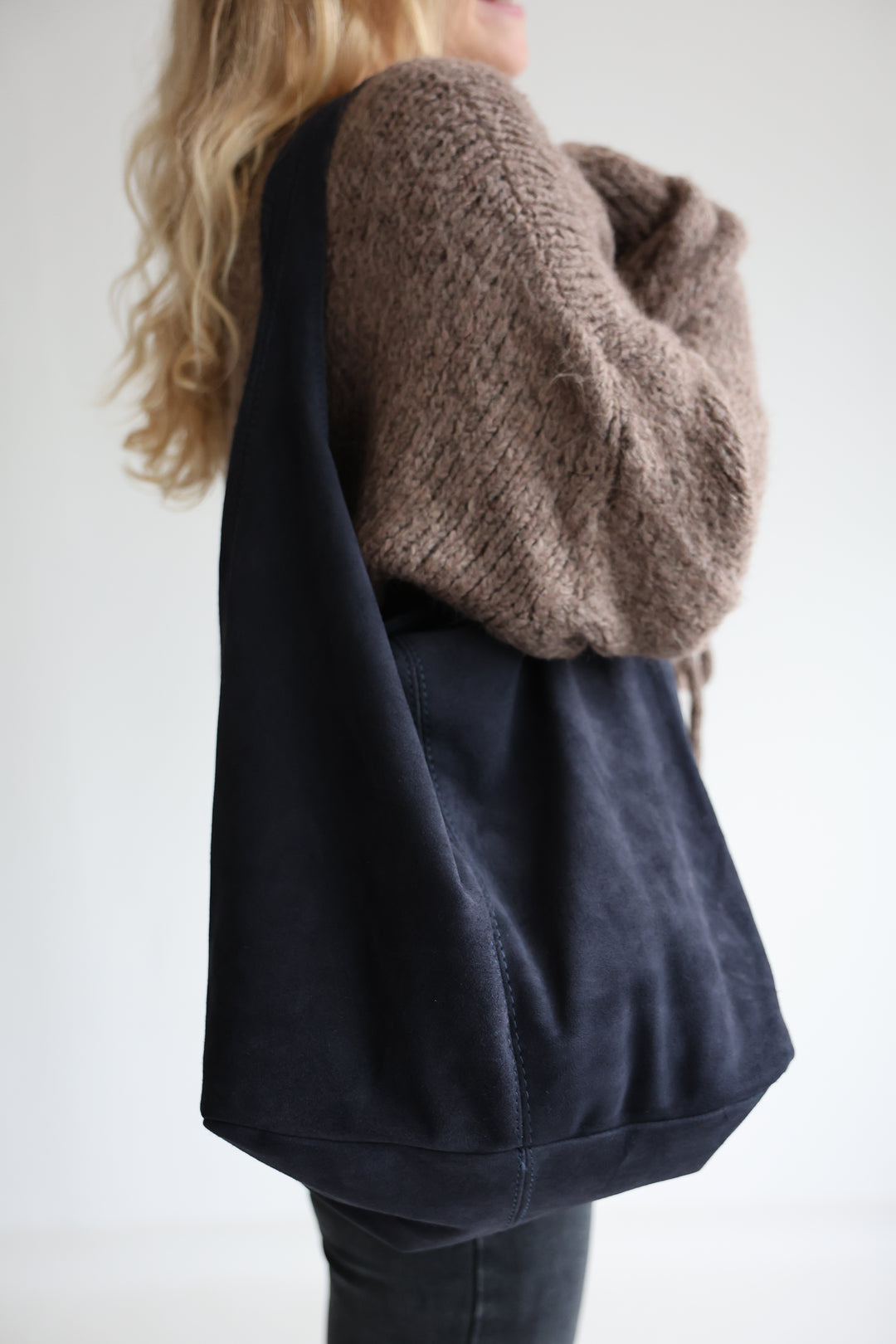 Handtasche aus Wildleder Chestnut Dream