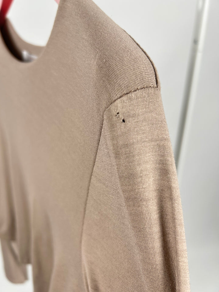 CROPPED LONGSLEEVE SIMPLY SEAMLESS MOCCA (B-WARE)