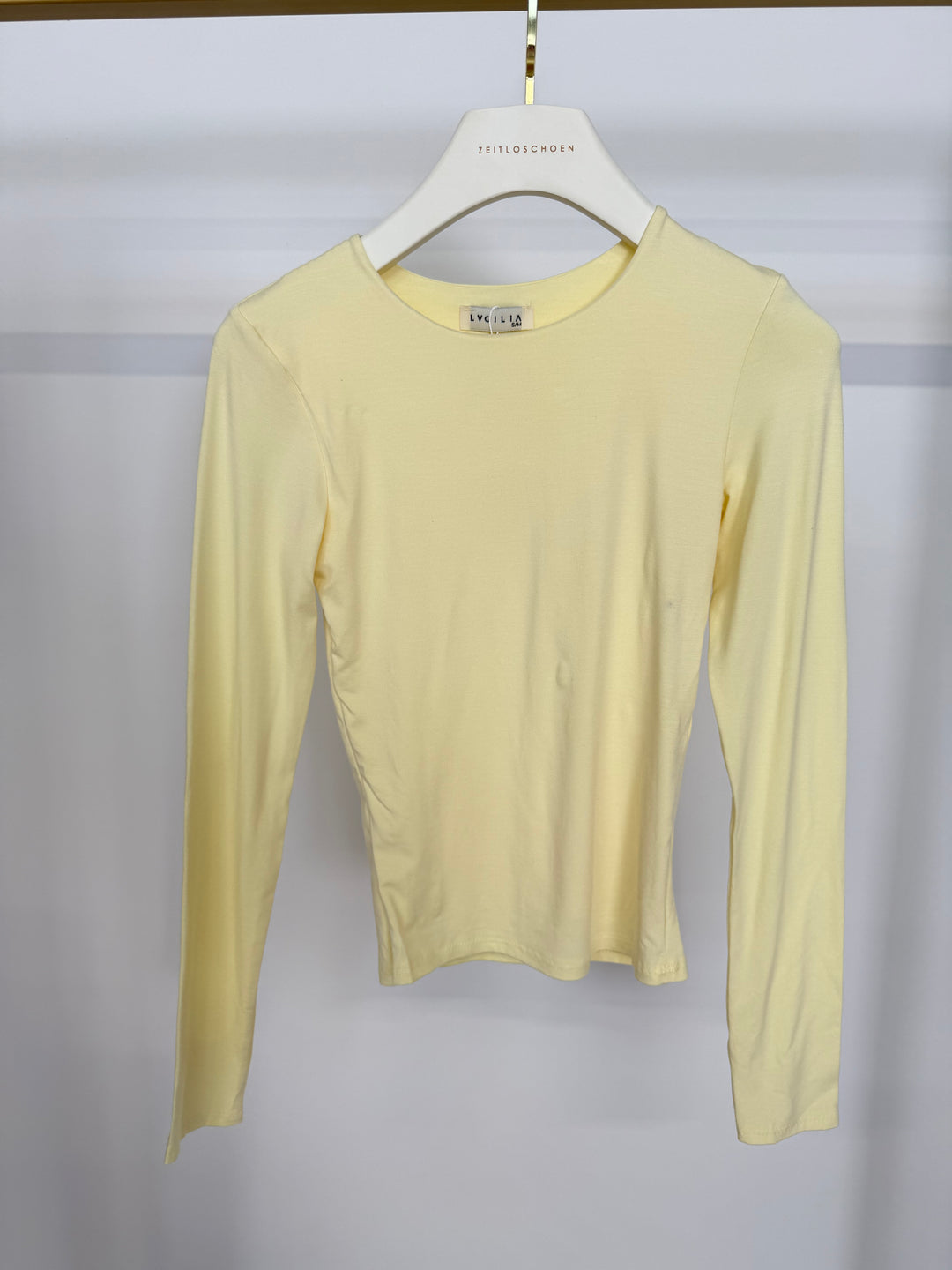 LONGSLEEVE SIMPLY SEAMLESS LEMON (B-WARE)