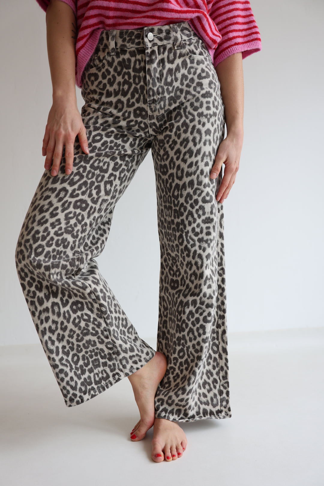 Short Wide Leg Jeans Leo Love