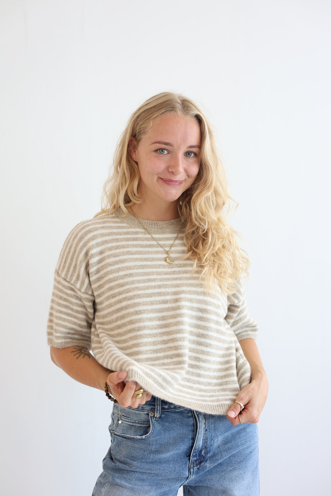 Dreamy Short-Sleeve Knit